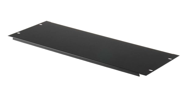 19 Inch Blanking Panel 4u Black Steel Rs Components
