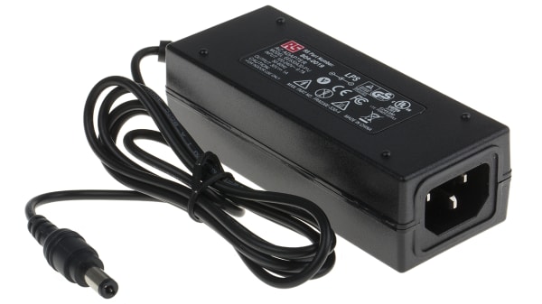 Alimentation De Bureau 30w Sortie 30v C C 1a Fiche Jack Male 2 1 Mm Entree 100 240 V C A C14 Rs Components