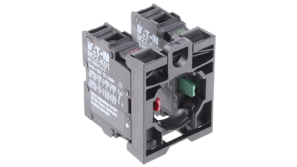 216505 M22 Ak11 コンタクトブロック ホルダ 1no 1nc 500v ネジターミナル Eaton Rs Components