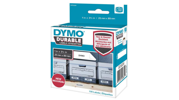 1976200 | Dymo on White Label, 89 x 25mm Label Size for Dymo ...