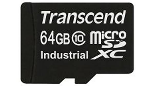 Ts64gusdc10i Transcend Micro Sd Card Mlc 64 Gb Microsdxc Card Class 10 Rs Components