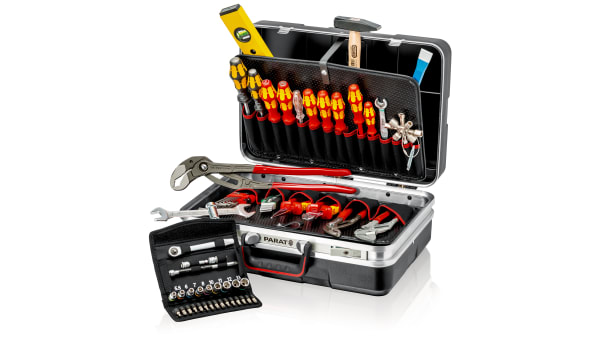 00 21 21 Hk S Knipex 24 Piece Plumbing Tool Kit With Case Vde Approved Rs Components