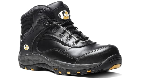 steel toe cap high top trainers