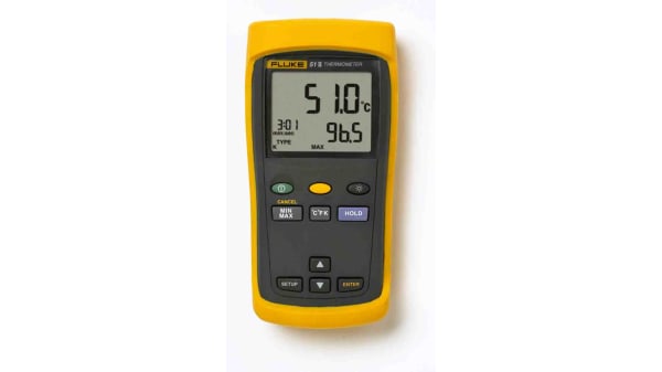Fluke 51 2 Fluke 51 Ii E J K T Input Wired Digital Thermometer For Industrial Use Rs Components