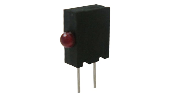 Km25eh 1id キングブライト 基板用led表示灯 赤 直角 40 スルーホール実装 Rs Components