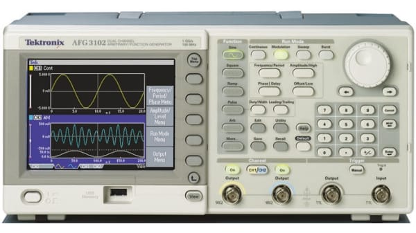Afg3022b Tektronix Afg3022b Function Generator 25mhz Sinewave Gpib Lan Usb Rs Components
