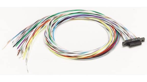 Glenair Avケーブル Cn1 25 Way Female Micro D Sub Cn2 Free End 長さ457 2mm Mwdl25s 6e5 18b Rs Components