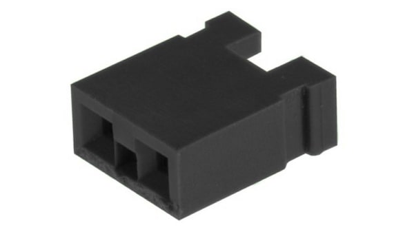Te Connectivity ジャンパピン ショートピン 7914 3 メス ストレート 黒 上部開口 2極 2 54mmピッチ Rs Components