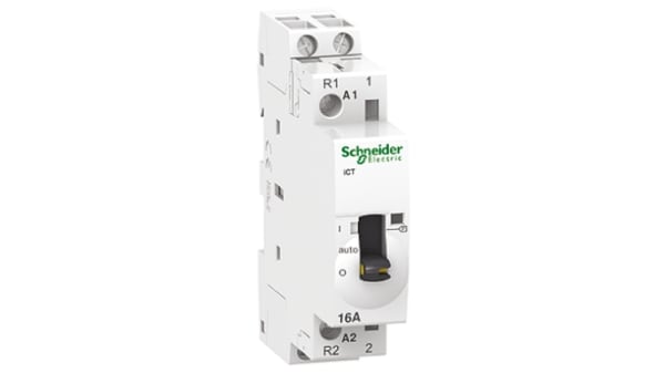 A9c23715 Schneider Electric Acti 9 Ict 2 Pole Contactor 16 A 230 V Ac Coil 1no 1nc Rs Components