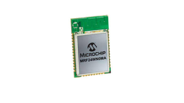 Module Wifi Microchip Mrf24wn0ma I Rm100 802 11b G N Aes128 Spi 3 15 To 3 45 V 17 8 X 26 7 X 2 2mm 2 2mm 26 7mm 85 C Rs Components