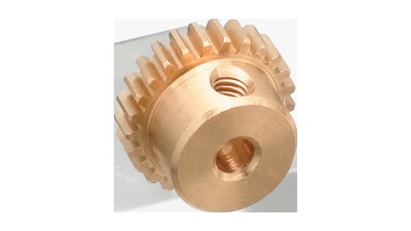 S50b 15k 0803 平歯車 協育歯車工業 真鍮 モジュール 0 5 歯の数 15 ピッチ円直径 7 5mm Rs Components