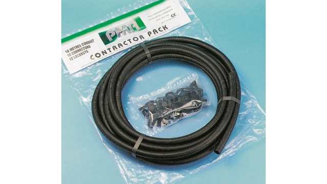 PMA Flexible Contractor Pack Conduit, 25mm Nominal Diameter, Plastic, Grey | PECO-23S