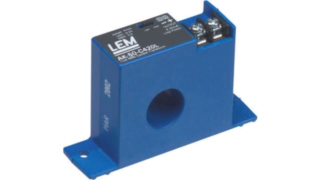 LEM AKR Series Current Transformer, 200A Input, 200:1, 4 → 20 mA Output, 19mm Bore, 24 V dc, 150 V ac | AKR 200 C420L