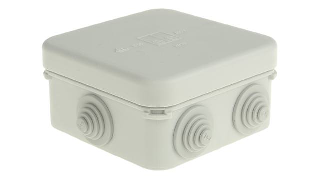 Spelsberg HP Series Grey Polypropylene Junction Box, IP55, 90 mm, 90 mm 45 mm | 325-990-01
