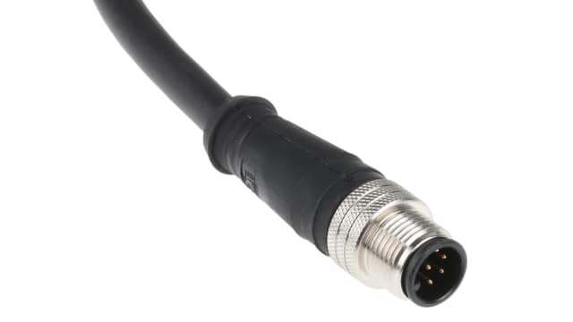 Brad from Molex Female 8 way M12, Straight to Male 8 way Unterminated Sensor Actuator Cable, 2 m | 1200650964