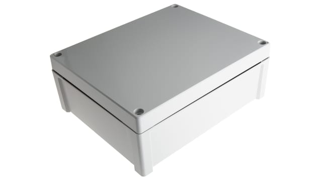 Fibox TEMPO Series Grey Grey Lid ABS Enclosure, IP65, IK07 107.4 mm, 289 mm, 239 mm | TA 292411 ENCLOSURE