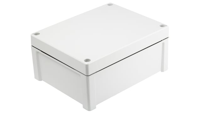 Fibox TEMPO Series Grey Grey Lid ABS Enclosure, IP65, IK07 107.4 mm, 240 mm, 191 mm | TA 241911 ENCLOSURE