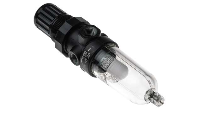 Norgren B07 Filter Regulator, 40 μm, 1/4 in, Manual, 7 bar | B07-201-M3KG