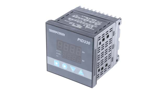 Tempatron PID330 PID Temperature Controller, 96 x 96 (1/4 DIN)mm, 2 Output Relay, SSR, 85 → 270 V ac Supply | PID330MH-1000