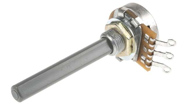 TE Connectivity 23 100kΩ Rotary Potentiometer 1-Gang Panel Mount, 1623763-2 | 1623763-2