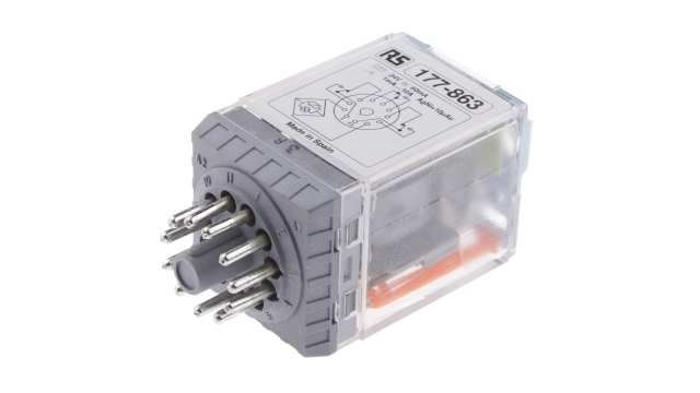 Releco PCB Mount Power Relay, 24V ac/dc Coil, 10A Switching Current, 3PDT | C3-A38 BX 24V