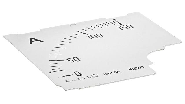 HOBUT Meter Scale (0/150A) for 150/5A CT For Use With  Ammeter | D96SD DIAL 0/150A