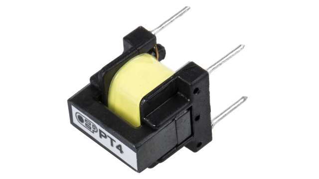 OEP Through Hole Pulse Transformer 1:1 Turns Ratio, 19 μH Prim. Inductance, 1.1Ω Prim. Resistance | PT4