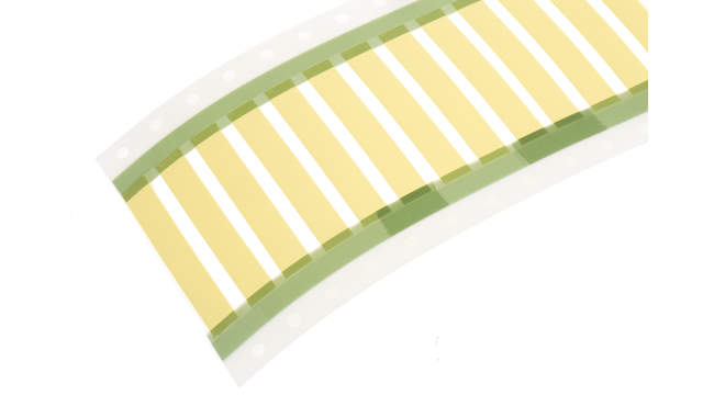 TE Connectivity Yellow White Print Heat Shrink Labels, 50 mm Width, 1000 Per Pack Qty, 50 mm | HX-SCE-4.8-50-4