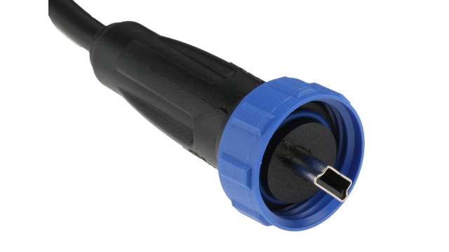 Bulgin USB 2.0, Male Mini USB B to Male USB A, 3m | PX0441/3M00