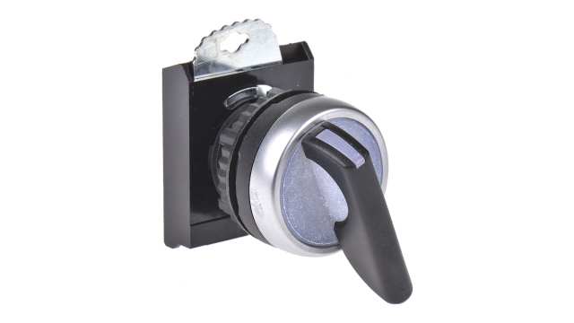 BACO BACO Series 2 Position Selector Switch Head, 22mm Cutout, Black Handle | L21KV30