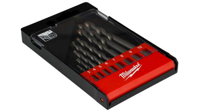 Milwaukee 8-Piece Hammer Set for Concrete, 10 mm Max, 3 mm Min, Carbide Tip Bits | 4932480158