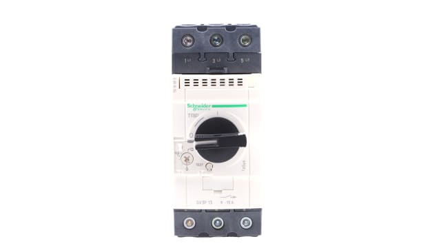 Schneider Electric TeSys Thermal Circuit Breaker - TeSyS GV 3 Pole 690V Voltage Rating DIN Rail Mount, 13A Current | GV3P13