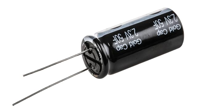 Panasonic 50F Supercapacitor -20 → +80% Tolerance, HW 2.3V dc, Through Hole | EECHW0D506
