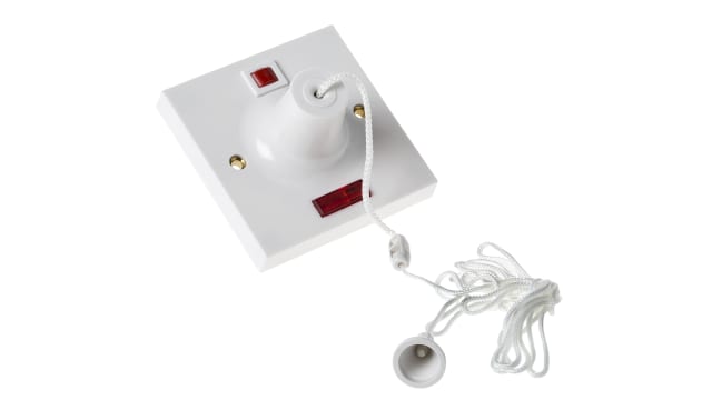 MK Electric White Ceiling Switch 1 Way | 3164 WHI
