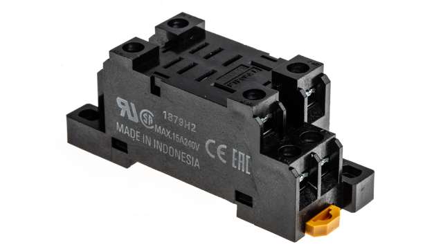 Omron Pluggable Function Module, Socket for use with LY1, LY1-D, LY1F, LY1N, LY1N-D2, LY2, LY2-CR, LY2-D, LY2F, LY2N, | PTF08A-E