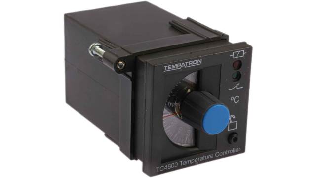 Tempatron 1/16 DIN On/Off Temperature Controller, 48 x 48mm Relay, 110 → 240 V ac Supply Voltage | TC4810-01-110/240VAC