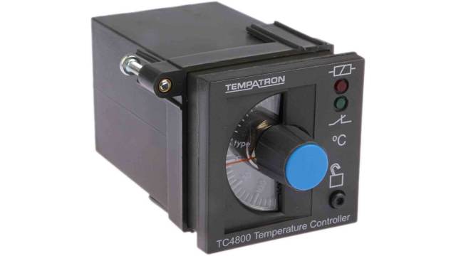 Tempatron 1/16 DIN On/Off Temperature Controller, 48 x 48mm Relay, 110 → 240 V ac Supply Voltage | TC4810-02-110/240VAC