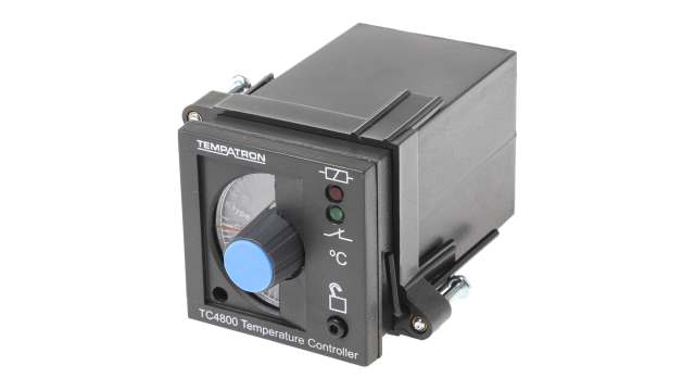 Tempatron 1/16 DIN On/Off Temperature Controller, 48 x 48mm, 1 Output Relay, 110 → 230 V ac Supply Voltage | TC4830-04-110/230VAC