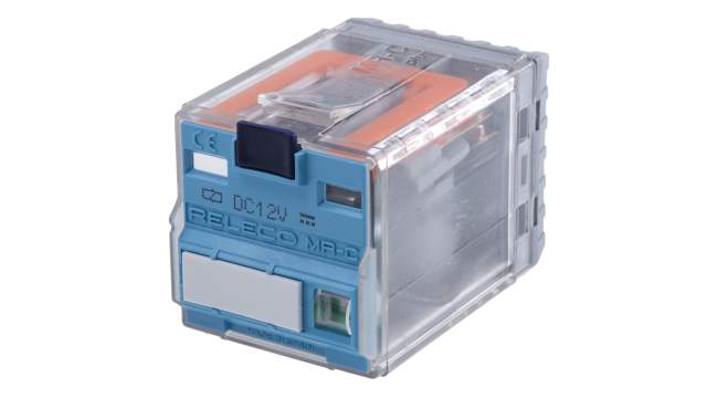 Releco Plug In Power Relay, 12V dc Coil, 10A Switching Current, DPDT | C2-A20X / DC 12V