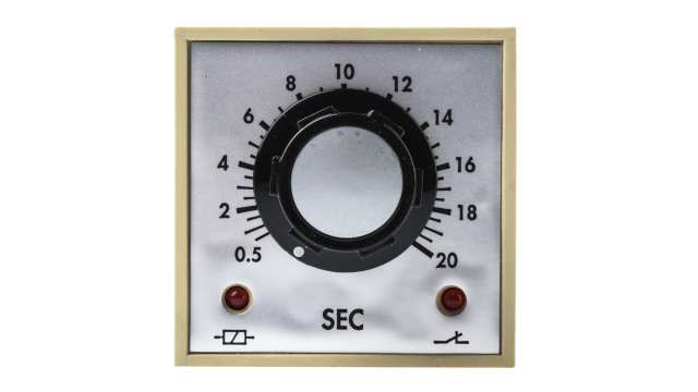 Tempatron DIN Rail, Panel Mount Timer Relay, 230V ac, 2-Contact, 0.5 → 20s, 1-Function, DPDT | FBDE20SLP230VAC