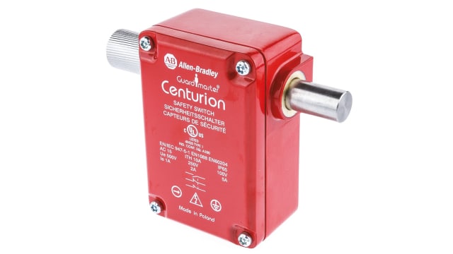 Allen Bradley Guardmaster 440K Safety Interlock Switch, 2NC/1NO, Keyed Actuator Included, Metal | 440K-B04025
