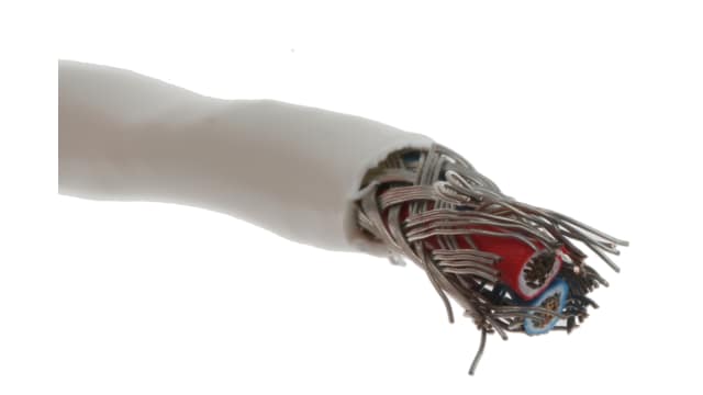 TE Connectivity SPEC44 Series Data Cable, 1 Pairs, 2 Cores, 0.38 mm², Screened, 22 AWG, 100m, Screened Shield, Type 44 | 44A1121-22-2/6-9