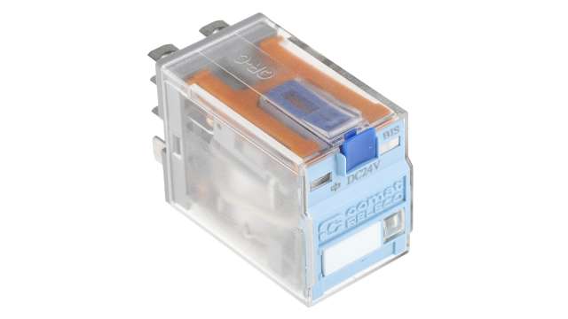 Releco Plug In Power Relay, 24V dc Coil, 10A Switching Current, DPDT | C7-A20X / DC 24 V