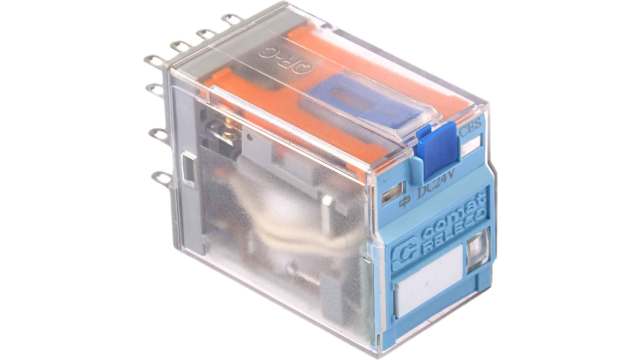 Releco Plug In Power Relay, 24V dc Coil, 5A Switching Current, 4PDT | C9-A41X / DC 24 V