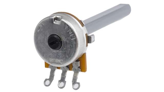 TE Connectivity 23 4.7kΩ Rotary Potentiometer 1-Gang Panel Mount, 1624139-2 | 1624139-2