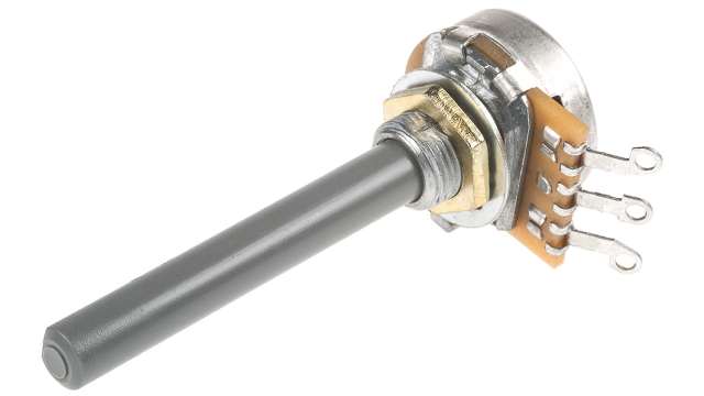 TE Connectivity 23 47kΩ Rotary Potentiometer 1-Gang Panel Mount, 1624144-2 | 1624144-2