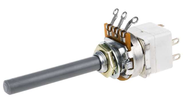 TE Connectivity 23 47kΩ Rotary Potentiometer 1-Gang Panel Mount, 1624210-3 | 1624210-3