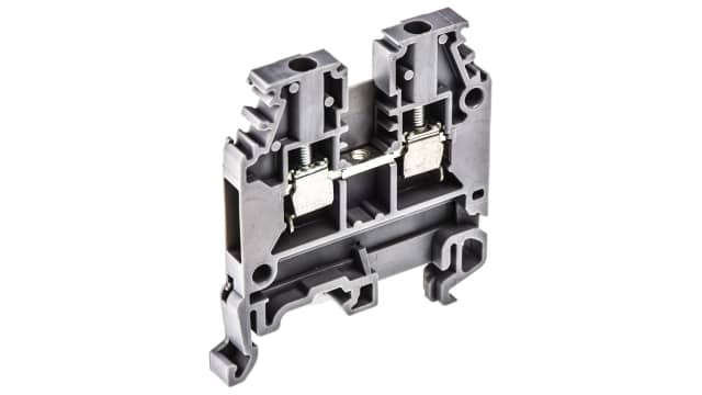 Entrelec 1SNA115486R0300 SNA Series DIN Rail Terminal Block Grey, 2.5 mm², 1-Level, Screw | 1SNA115486R0300