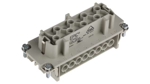 EPIC Heavy Duty Power Connector Module, 16A, Female, H-BE Series, 16 Contacts | 10195000
