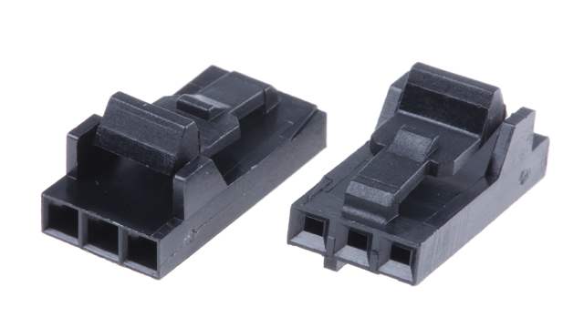 TE Connectivity, AMPMODU MTE Female Connector Housing,  2.54 mm Pitch,  3 Way,  1 Row Straight | 104257-2
